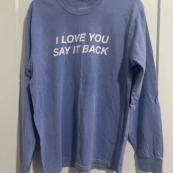 LONELY GHOST “I LOVE YOU SAY IT BACK” LONG SLEEVE - Picture 1 of 3